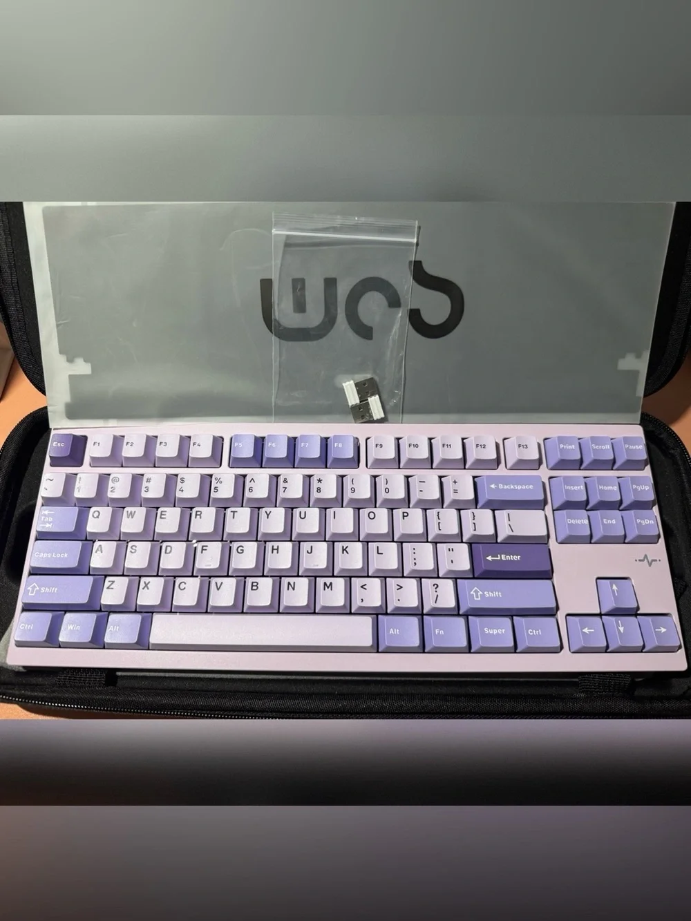 WOBKEY Crush 80 Reboot Pro Aluminum TKL Keyboard Like New Open Box Linear Keys